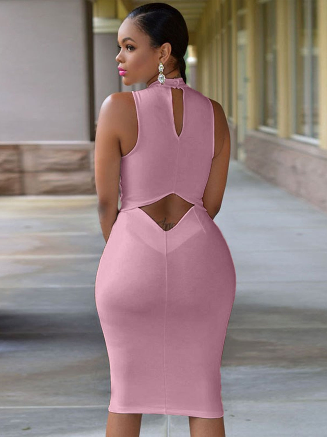 A Cut Above the Rest Sleeveless Dress